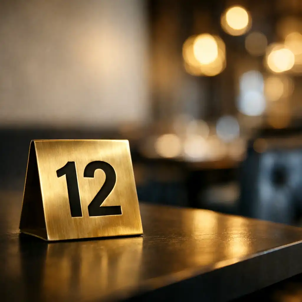 Detal wnętrza miejskiej restauracji